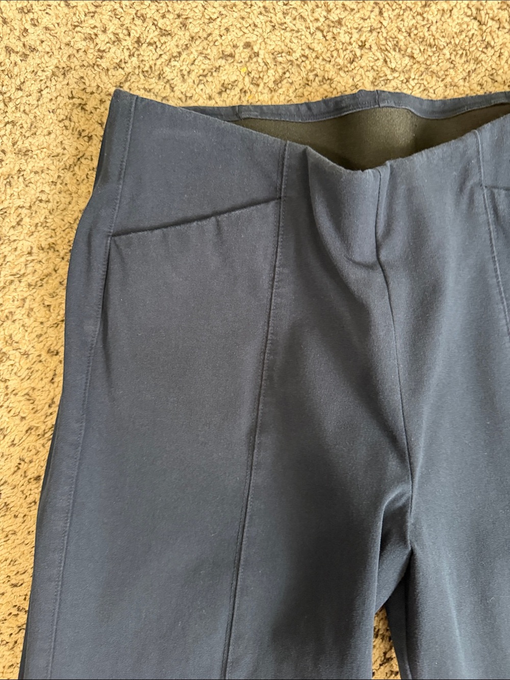 Old Navy wide leg pull on pants in a lighter Navy color - Picture 2 of 6